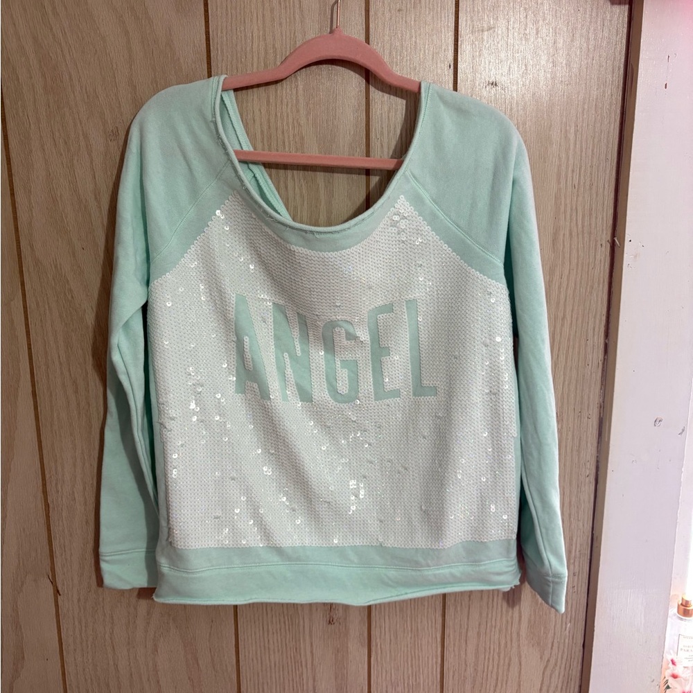 Victoria's Secret Mint Green Sweatshirt